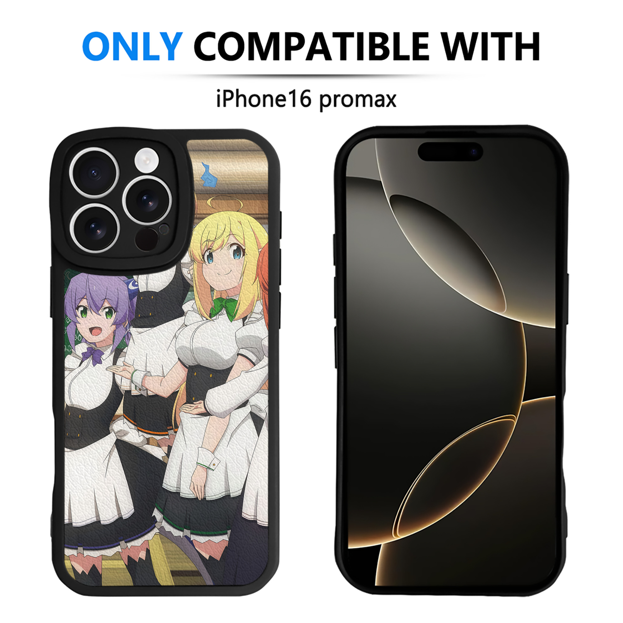 （画像用） 転スラ Regarding Reincarnated to Slime 【iPhone 16シリーズ対応】シリコンスマホケース（レザー調） 材質：シリコン